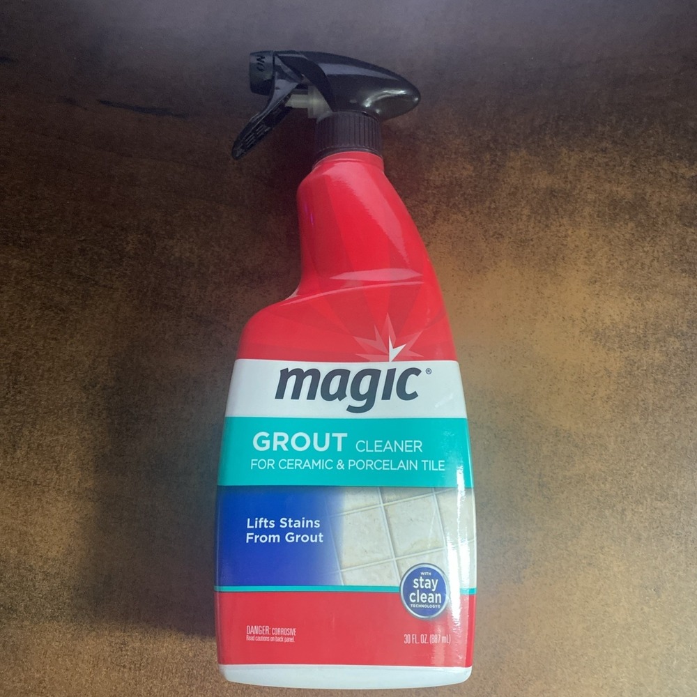 Magic Grout Cleaner for Ceramic & Porcelain Tile 30 Fl Oz Heavy Duty Stay Clean